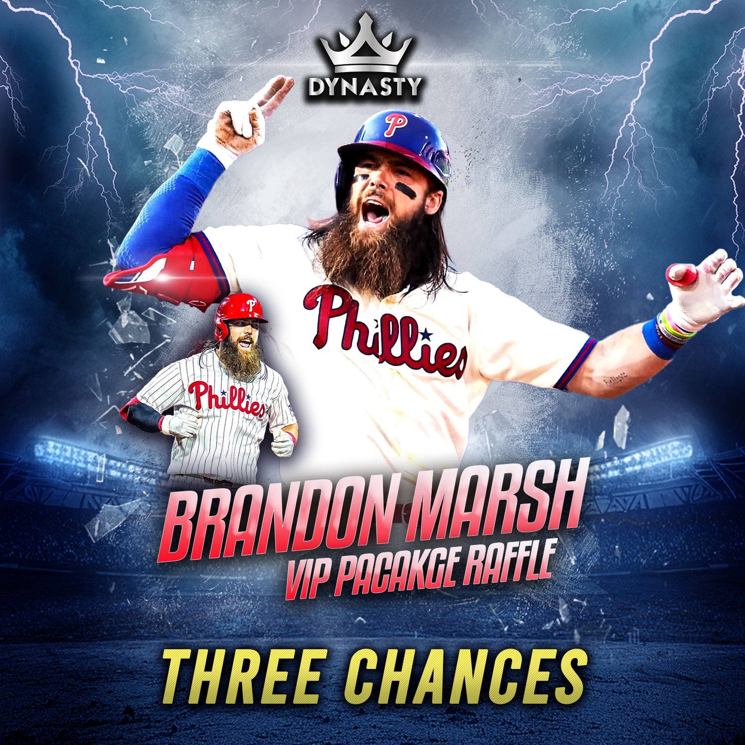 Bailey's Besties Brandon Marsh VIP Package Raffle