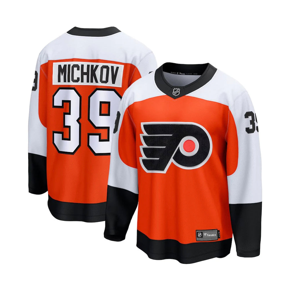 Dynasty Sports Matvei Michkov Philadelphia Flyers Home Premier Breakaway Player Jersey - Orange