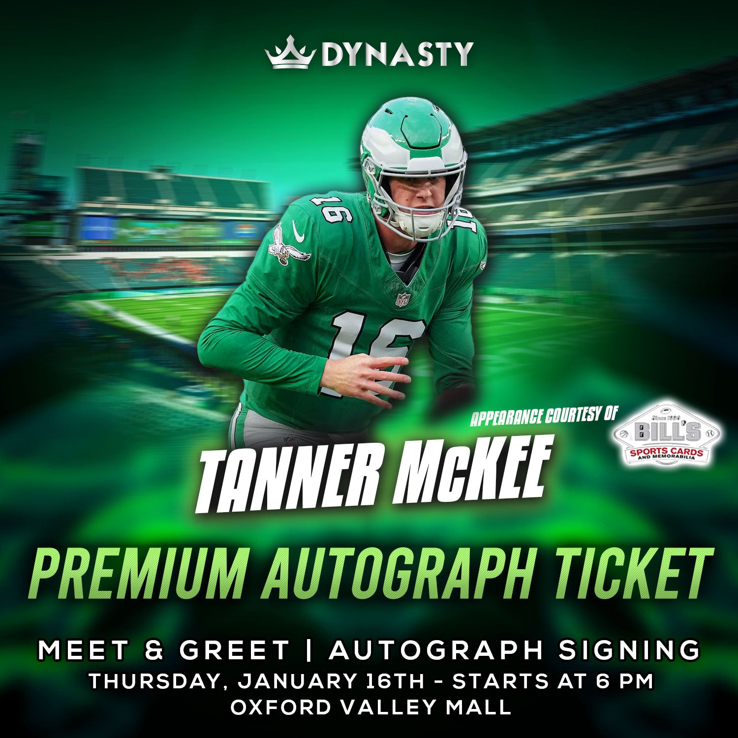 Tanner Mckee Kickoff the Playoffs Experience Tickets
