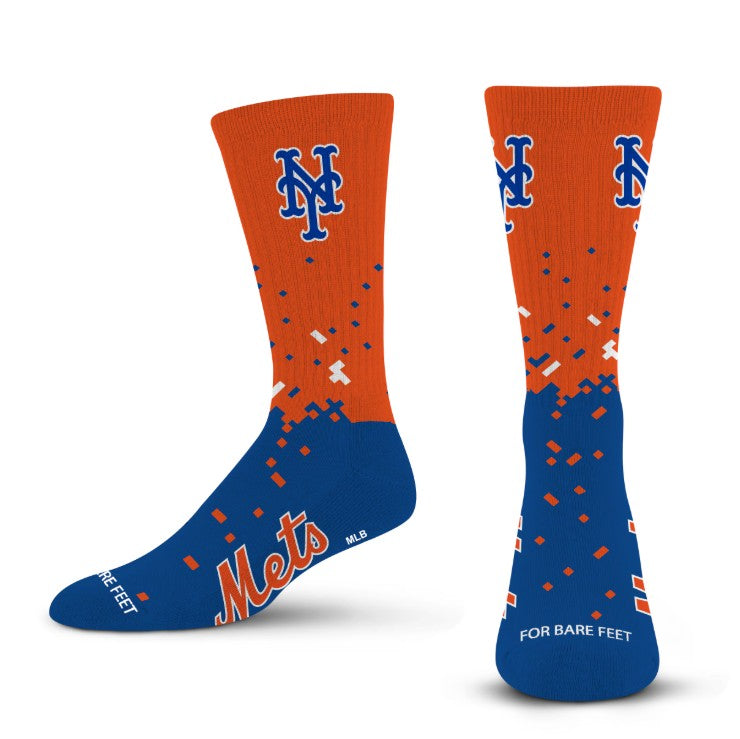 New York Mets Men's Spray Zone Socks