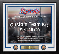 New York Mets Custom MLB Baseball 16x20 Picture Frame Kit (Multiple Colors)