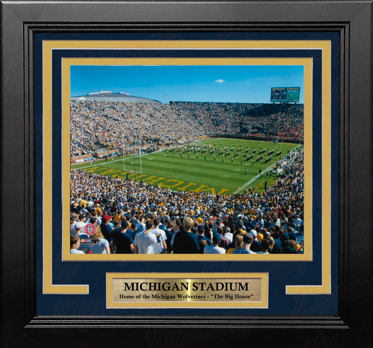 Michigan Wolverines End Zone at Michigan Stadium 8" x 10" Framed College Football Photo