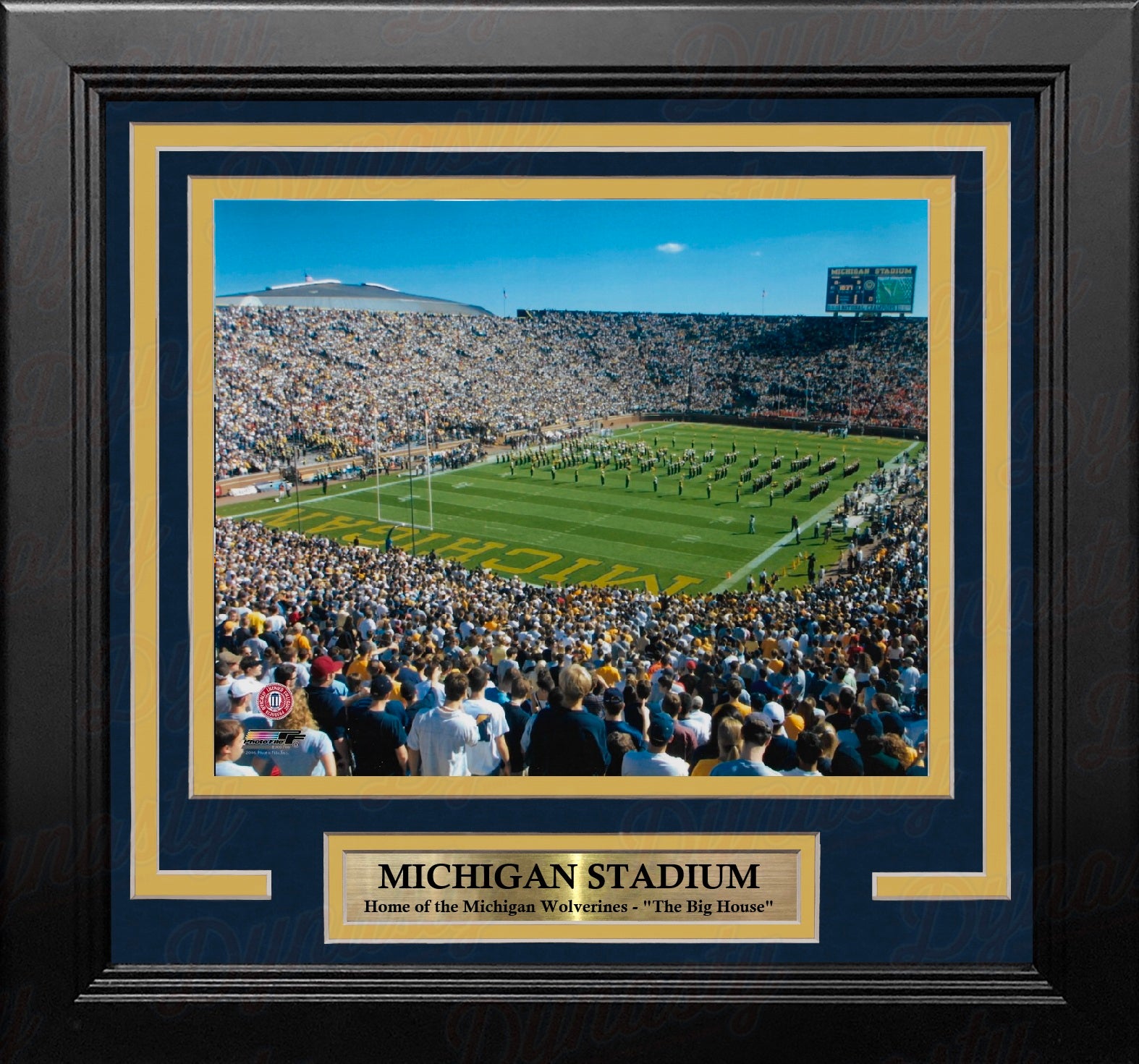 Michigan Wolverines End Zone at Michigan Stadium 8" x 10" Framed College Football Photo