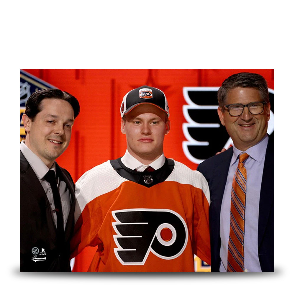 Matvei Michkov Philadelphia Flyers NHL Draft Night 11" x 14" Hockey Photo