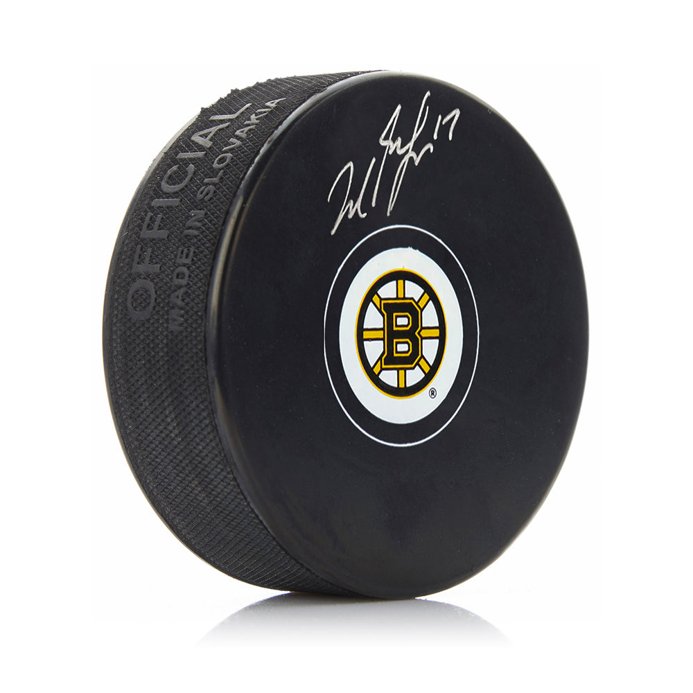 Milan Lucic Boston Bruins Autographed Hockey Puck