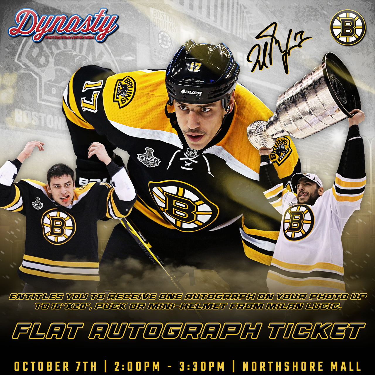 Milan Lucic Welcome Back To Boston Bruins Experience Tickets