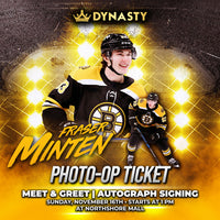 Fraser Minten Boston Bruins Experience Tickets