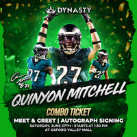 Quinyon Mitchell Experience Tickets