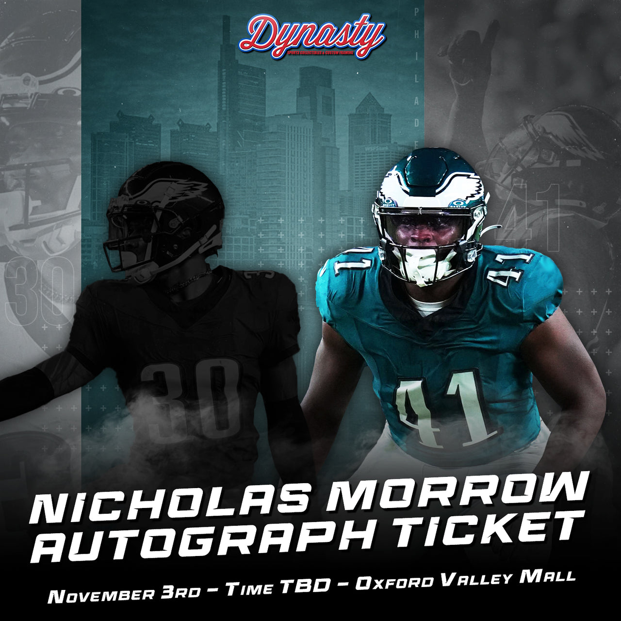 Nicholas Morrow Philly Football Signing Experience