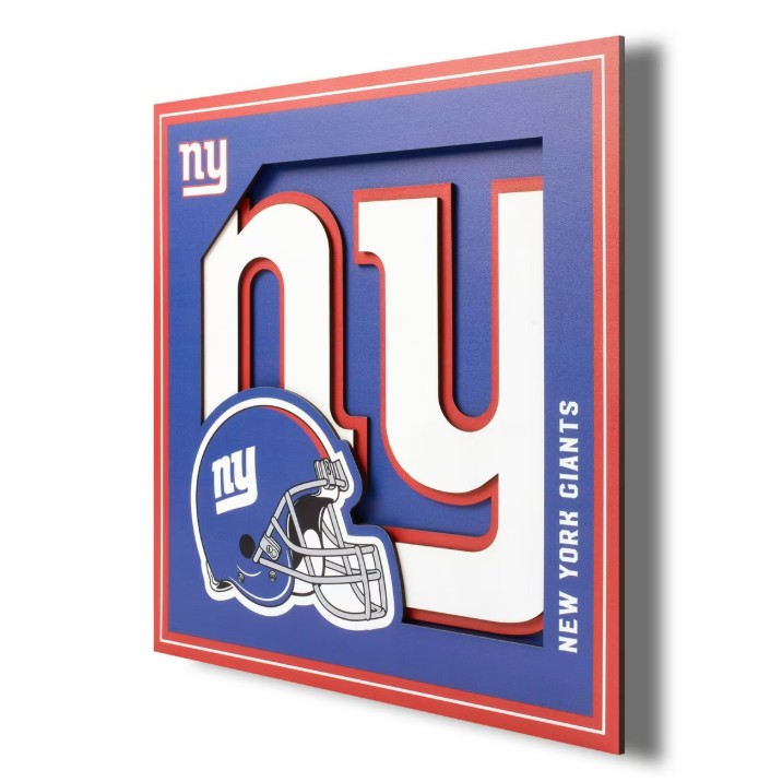 New York Giants 12" x 12" Wall Art