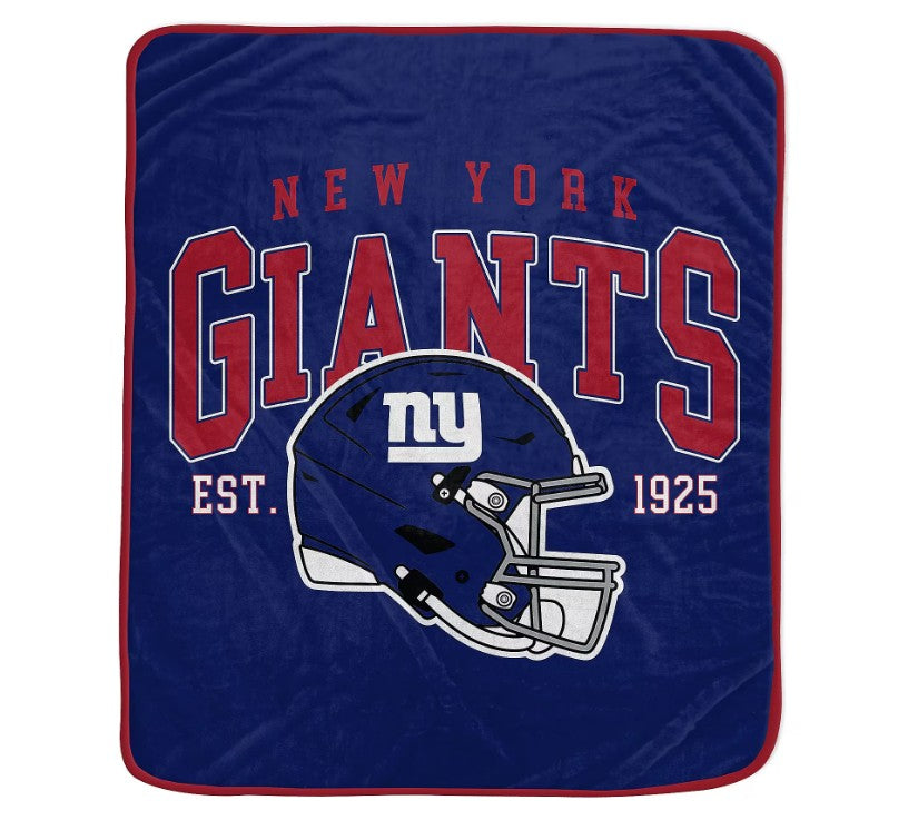 New York Giants 50" x 60" Vintage Arch Block Blanket
