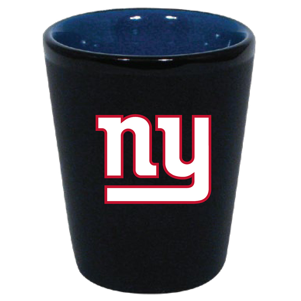 New York Giants Matte Black/Inner Color Shot Glass
