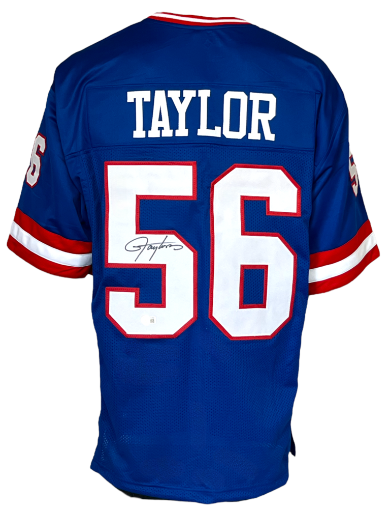 Lawrence Taylor New York Giants Autographed Royal Blue Football Jersey