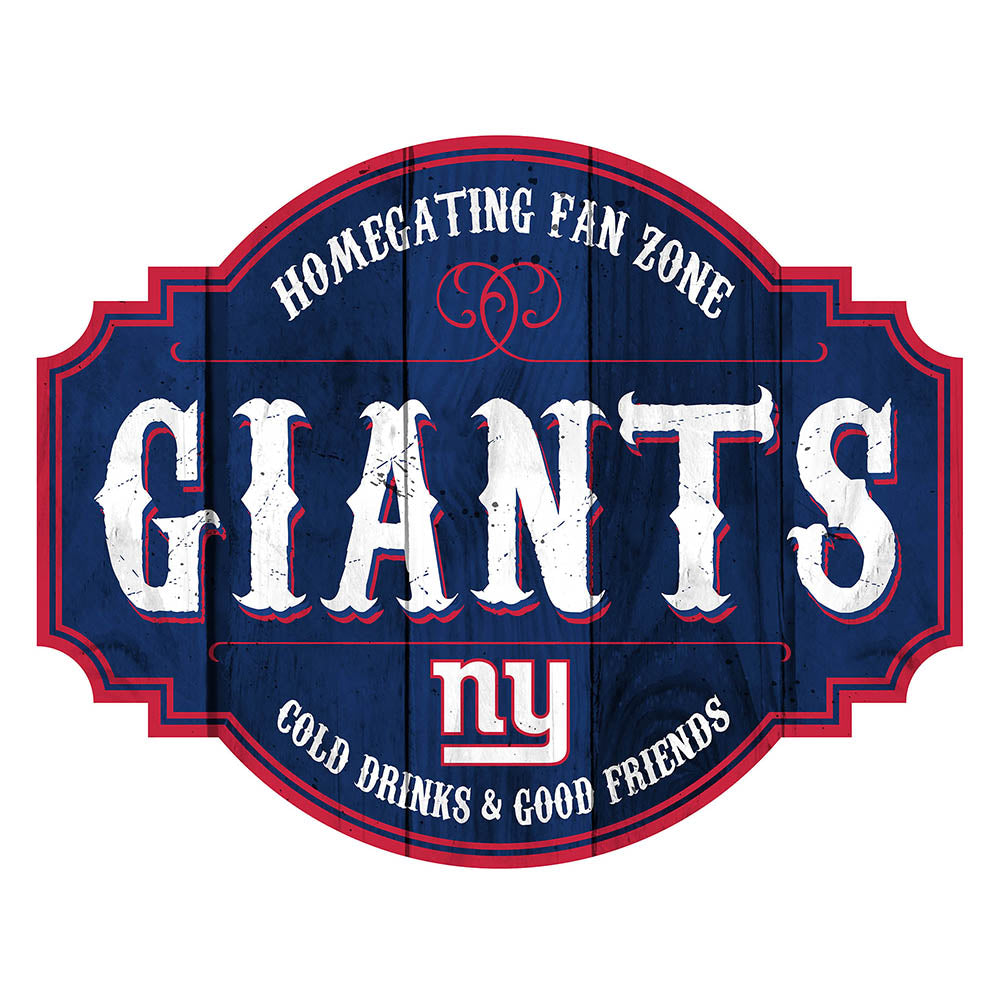 New York Giants 12" Tavern Wood Sign