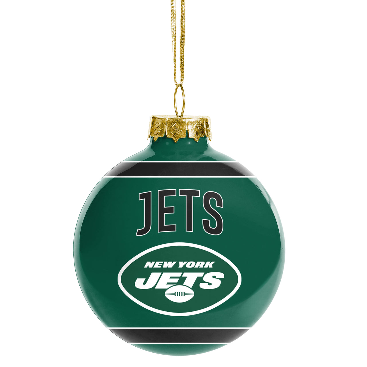 New York Jets Holiday Ball Ornament