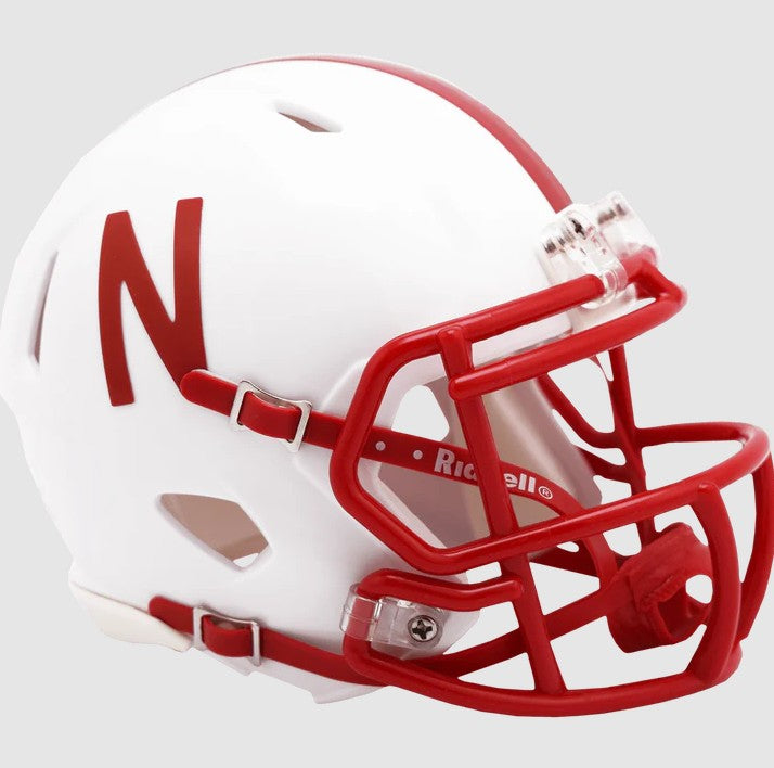 Nebraska Cornhuskers NCAA College Riddell Speed Mini-Helmet