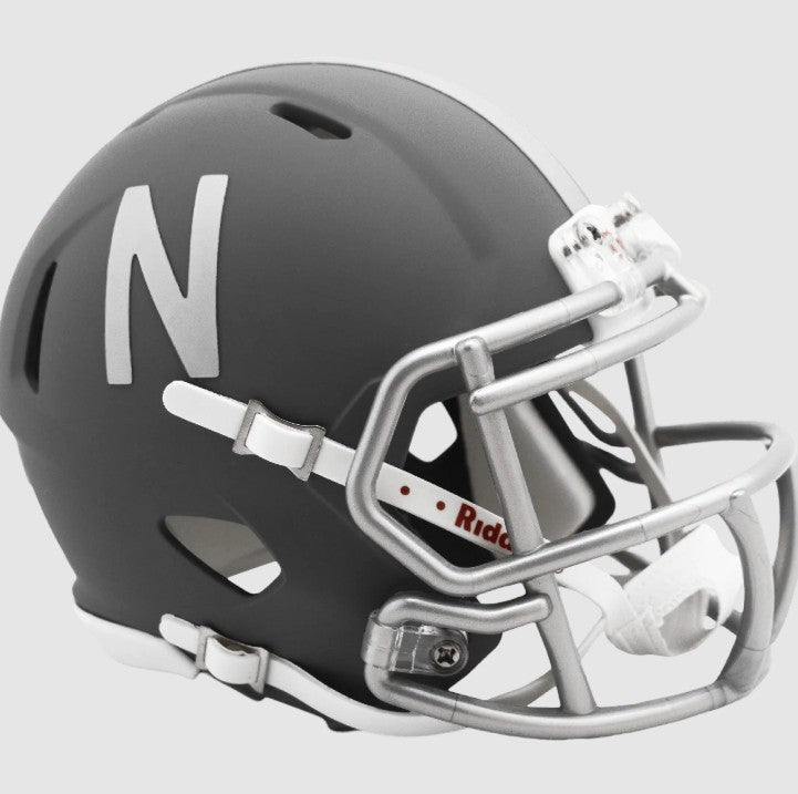 Nebraska Cornhuskers NCAA College Riddell Slate Mini-Helmet