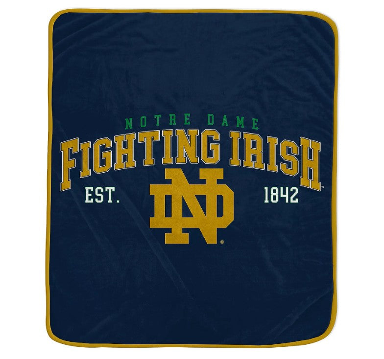 Notre Dame Fighting Irish 50" x 60" Vintage Arch Block Blanket