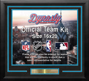 Denver Nuggets Throwback Custom NBA Basketball 16x20 Picture Frame Kit (Multiple Colors) - Dynasty Sports & Framing 
