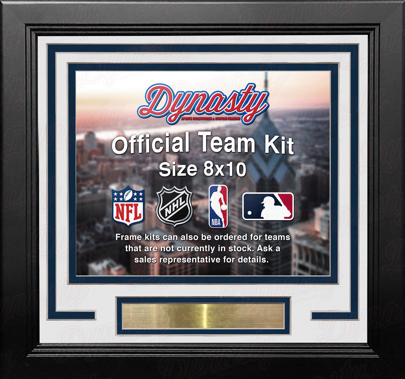 Michigan Wolverines Custom NCAA College 8x10 Picture Frame Kit (Multiple Colors)
