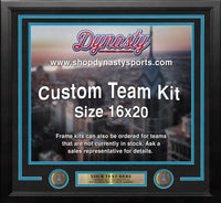Houston Oilers Throwback Custom NFL Football 16x20 Picture Frame Kit (Multiple Colors)