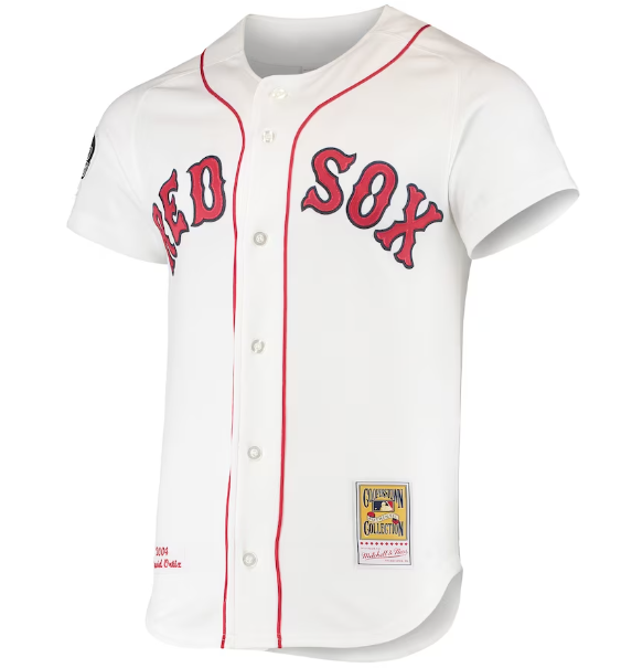 David Ortiz Boston Red Sox 2004 World Series Mitchell & Ness Home Authentic Jersey