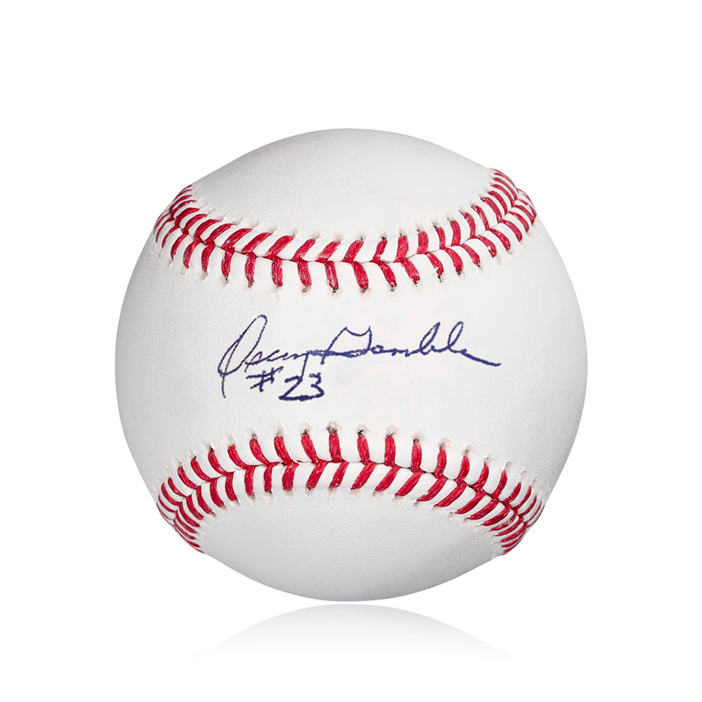 Oscar Gamble New York Yankees Autographed Rawlings Official MLB Baseball