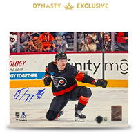 Owen Tippett Knee Celebration Philadelphia Flyers Autographed 8" x 10" Hockey Photo