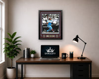 Rafael Marchan Throwback Swing Philadelphia Phillies Autographed 11" x 14" Framed Baseball Photo