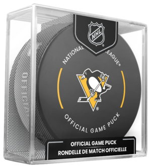 Pittsburgh Penguins Official Game Model Hockey Puck
