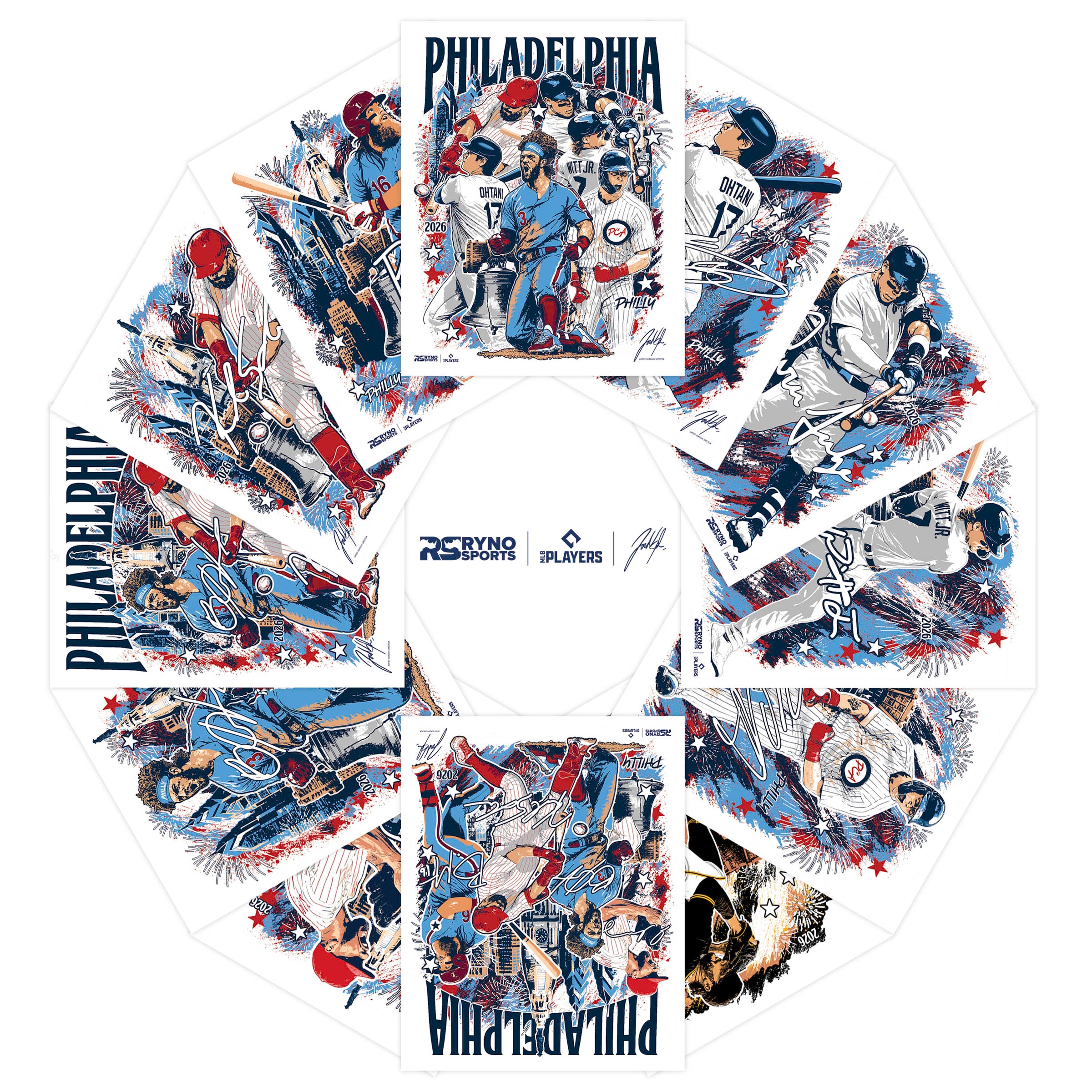 MLB Players All Star Collaboration - Kyle Schwarber - Exclusive Print