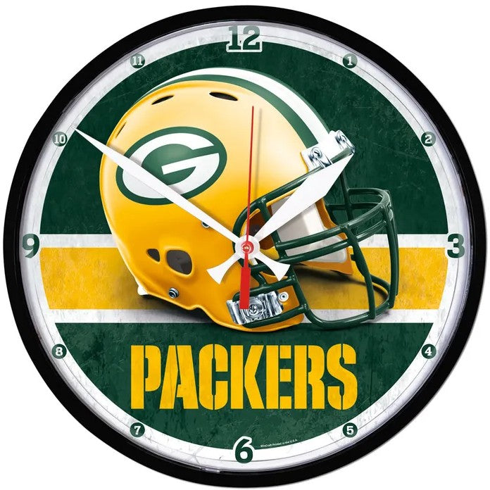 Green Bay Packers Round 12.75" Wall Clock