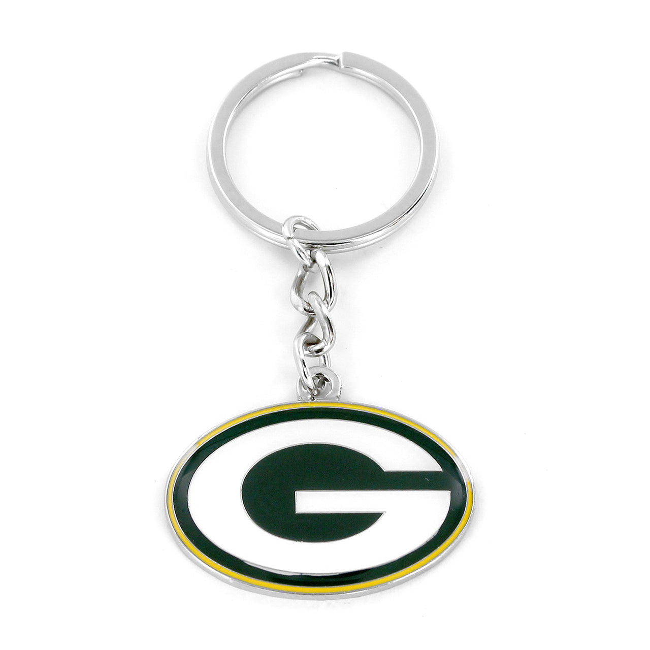 Green Bay Packers Metal Logo Keychain