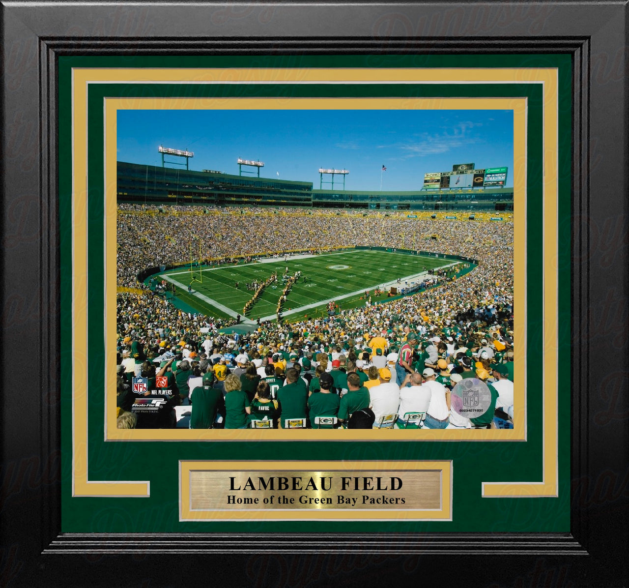 Green Bay Packers Player Introduction at Lambeau Field 8" x 10" Framed Football Stadium Photo