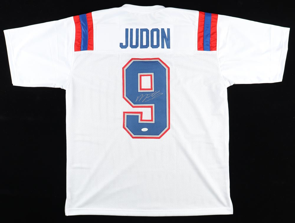Matthew Judon New England Patriots Autographed White Football Jersey