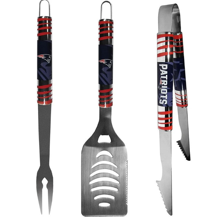 New England Patriots 3 Pc BBQ Set