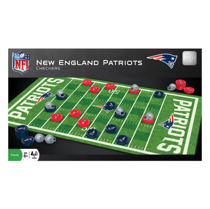 New England Patriots Checkets Set