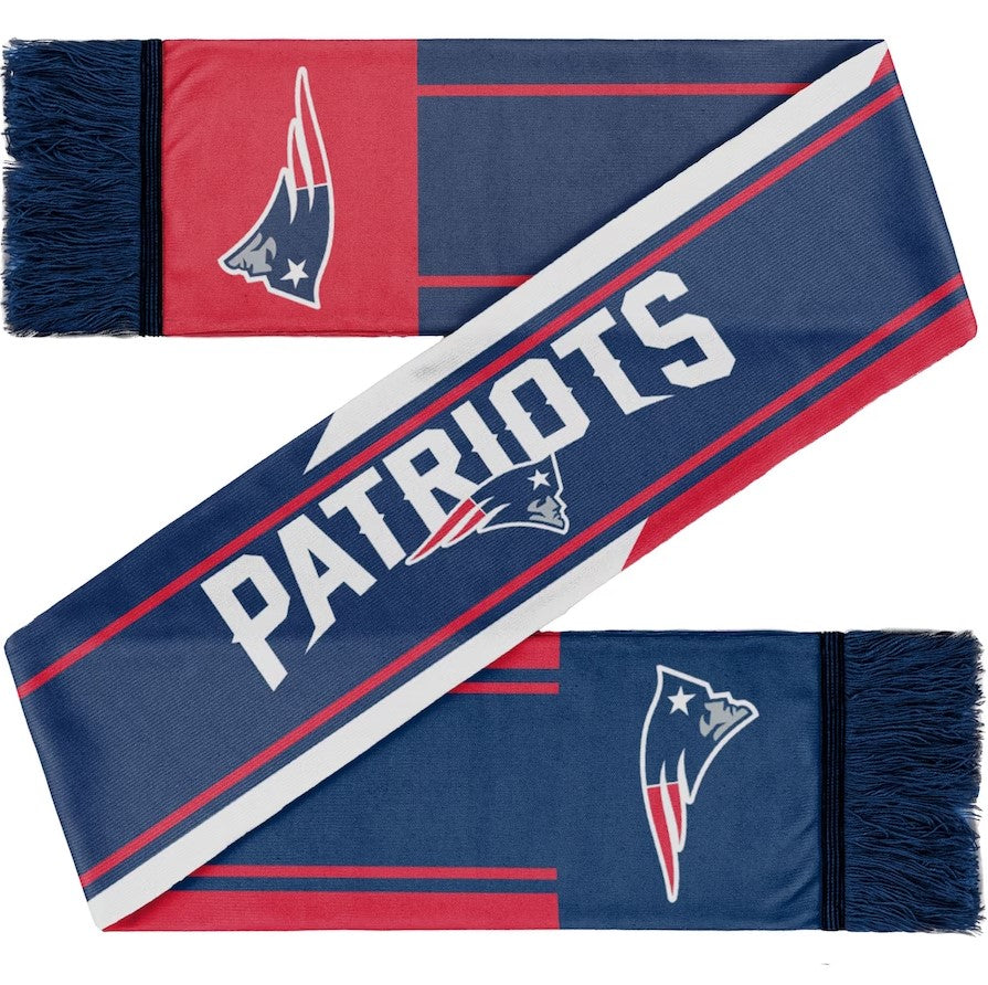 New England Patriots Colorwave Wordmark Scarf