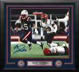 Marcus Jones New England Patriots Signed 11" x 14" Action Framed Photo - Dynasty Sports & Framing 
