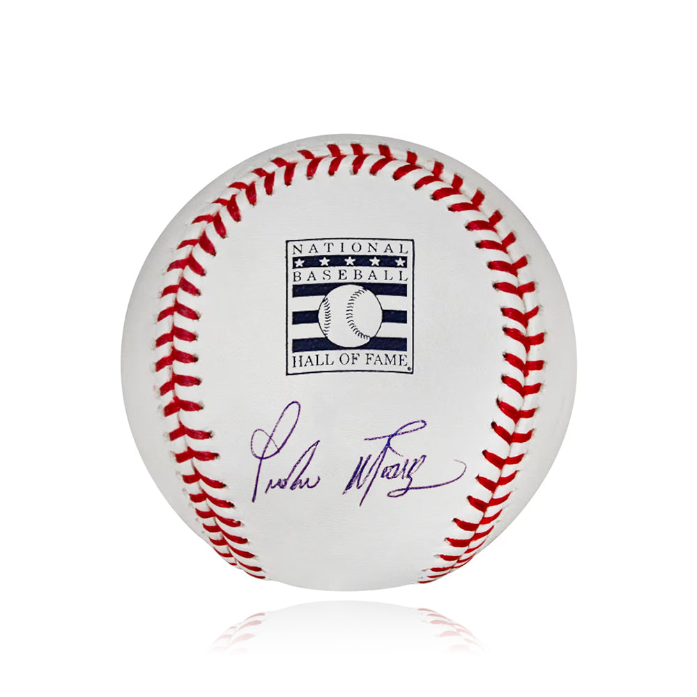Pedro Martinez Autographed Hall of Fame Logo Official Major League Baseball