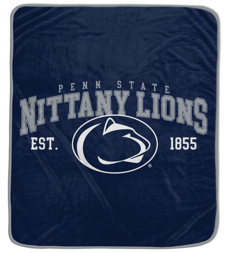 Penn State Nittany Lions 50" x 60" Vintage Arch Block Blanket - Dynasty Sports & Framing 