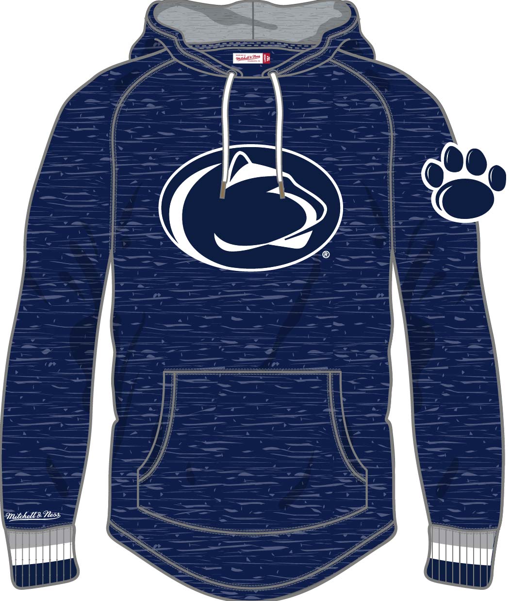 Penn State Nittany Lions Mitchell & Ness Legendary Slub Long-Sleeve Hoodie