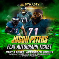 Jason Peters World Champions Experience