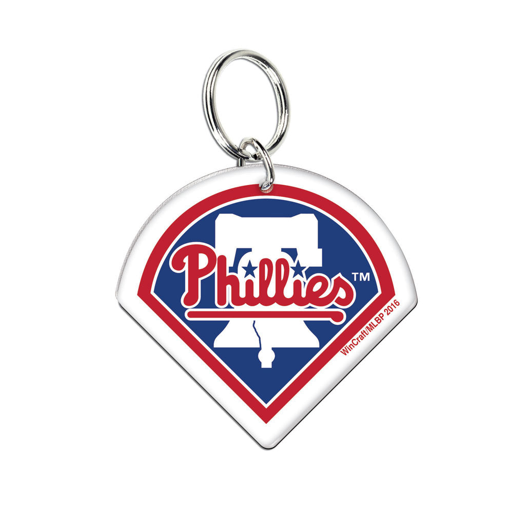 Philadelphia Phillies Acrylic Logo Keychain | Baseball Keychain, Car ...