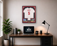 Bryson Stott Philadelphia Phillies Autographed Framed Home Baseball Jersey