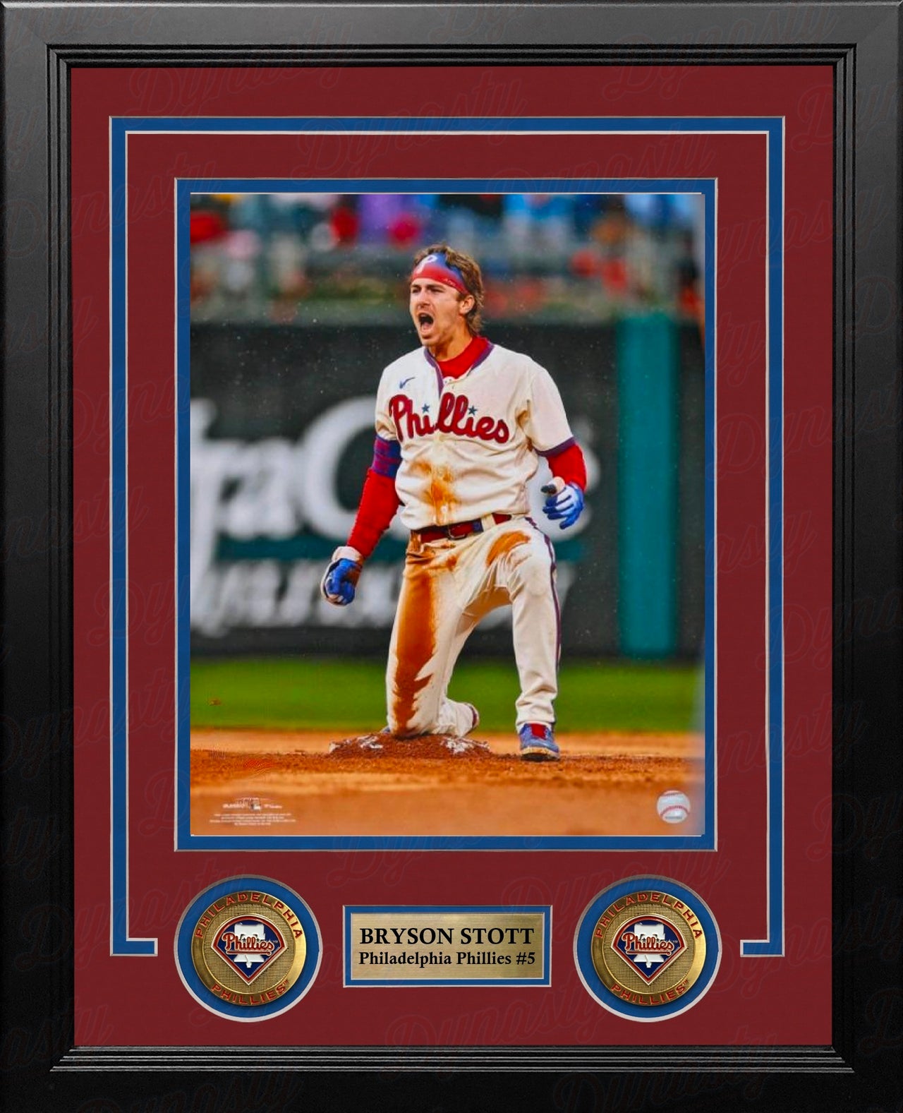 Bryson Stott Celebration Philadelphia Phillies 8" x 10" Framed Baseball Photo