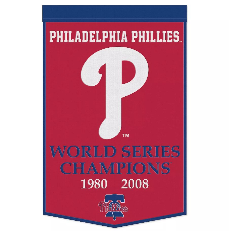 Philadelphia Phillies 24" x 38" Primary Wool Banner