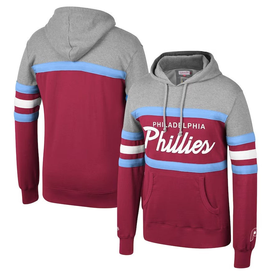 Phillies Washed Hoodie w/cutoff bottom – White Lotus