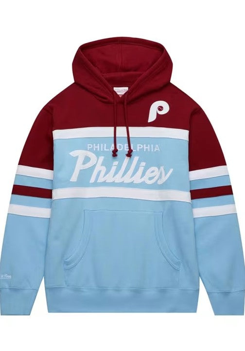 Philadelphia Phillies Mitchell & Ness Throwback Head Coach Hoodie