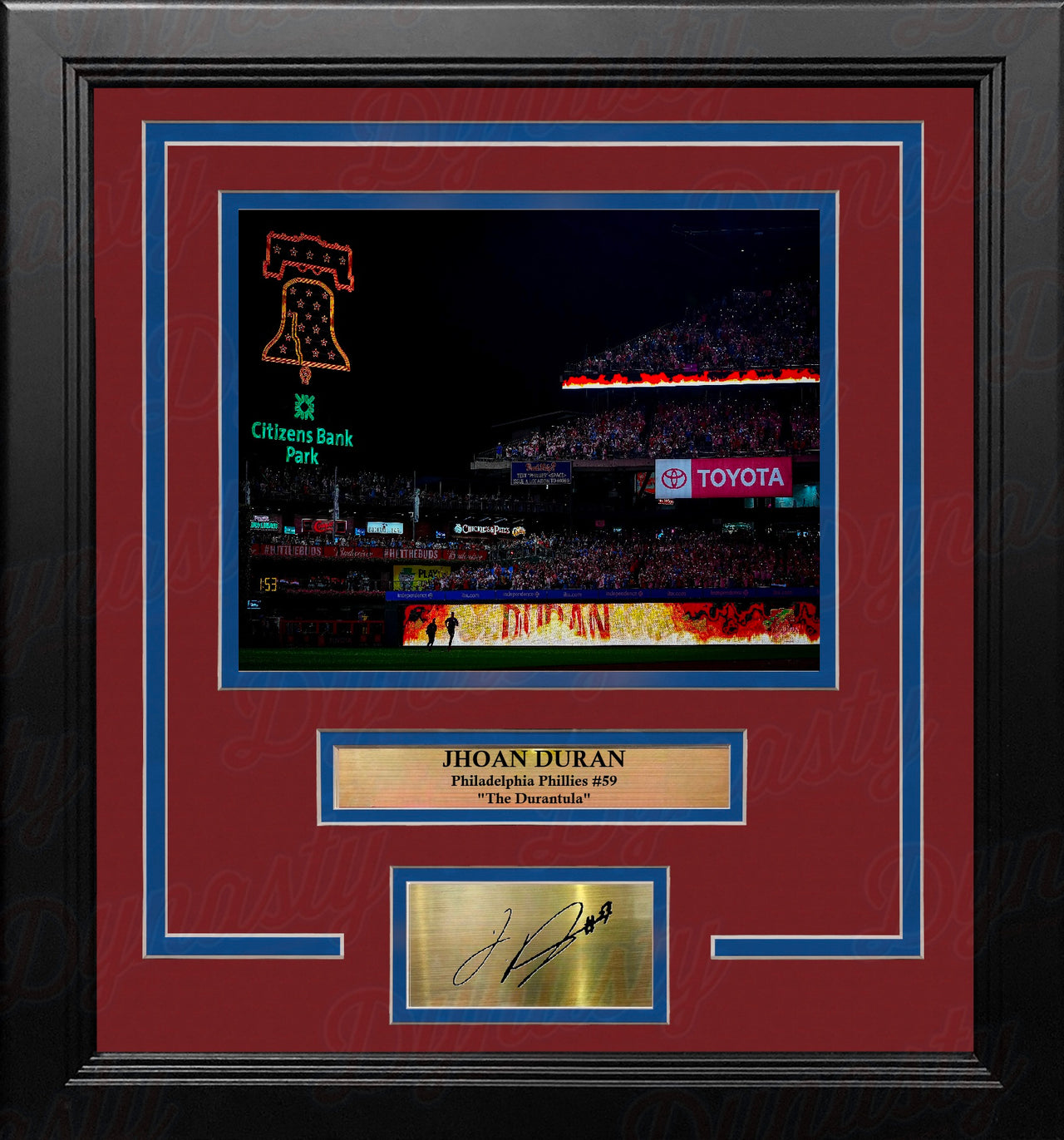 Jhoan Duran Philadelphia Phillies Entrance at CBP 11x14 Framed Photo with Engraved Autograph